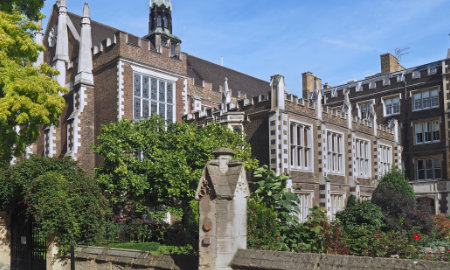 A photo of Inner Temple Hall in London