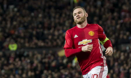 NITED KINGDOM, MANCHESTER - November 24th 2016: Wayne Rooney during the UEFA Europa League match Manchester United - Feyenoord