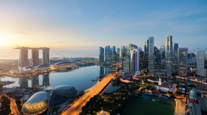 View of Singapore